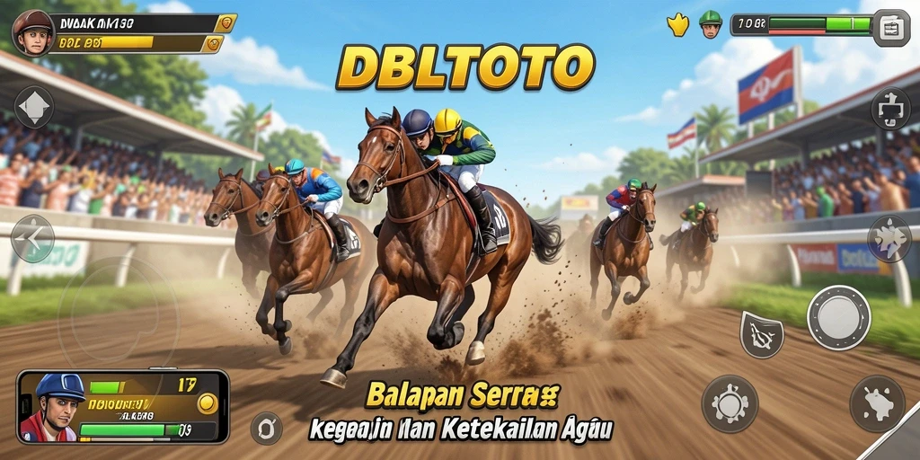 Gameplay DBLTOTO menampilkan aksi balapan yang mendebarkan dan grafis yang memukau.