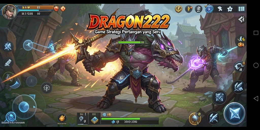 Gameplay seru dengan strategi pertempuran mendalam di DRAGON222.