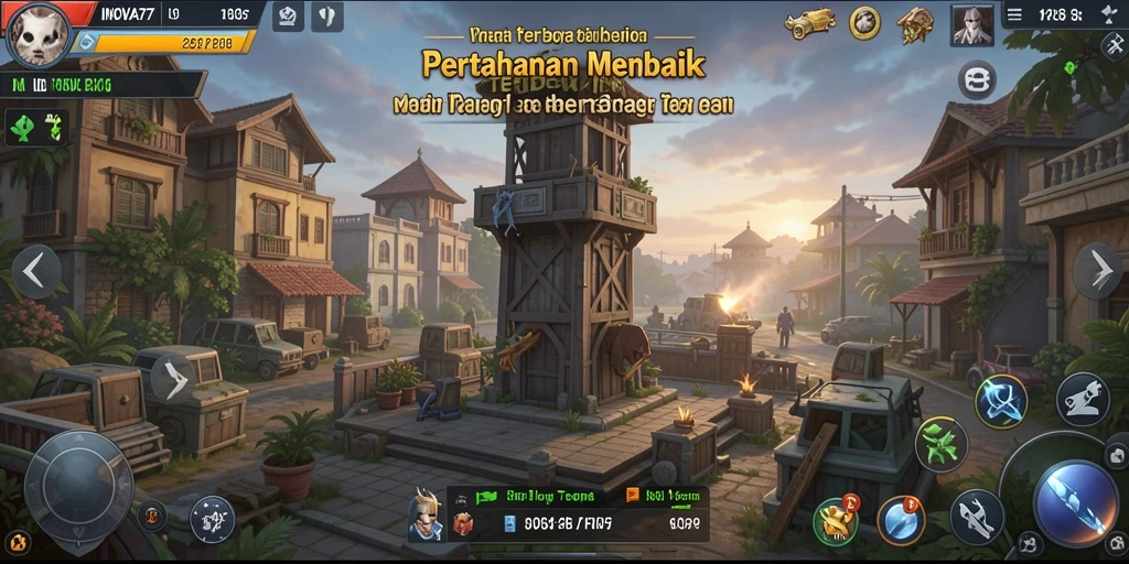 Gameplay menegangkan dengan strategi pertahanan menara yang menantang.