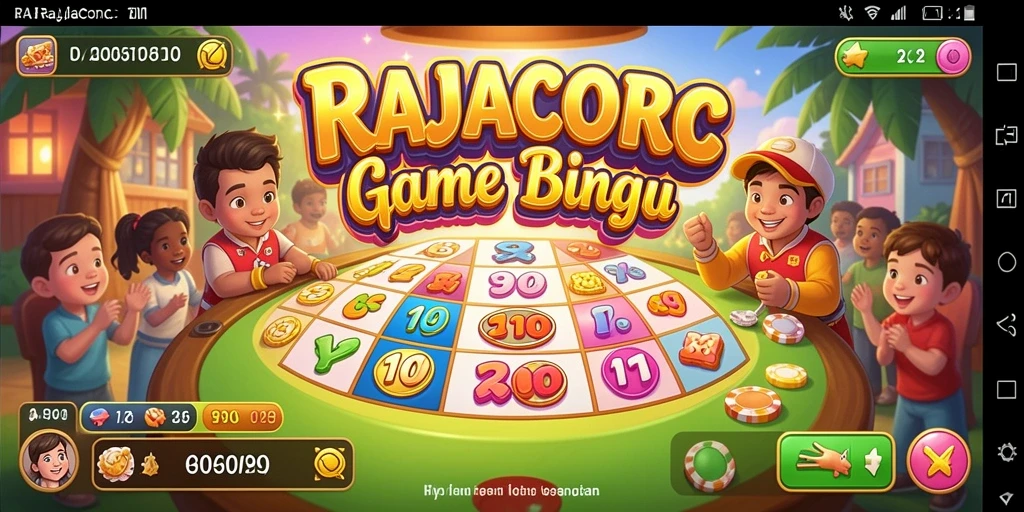 Tampilan gameplay RAJACORC yang menarik dan penuh warna.