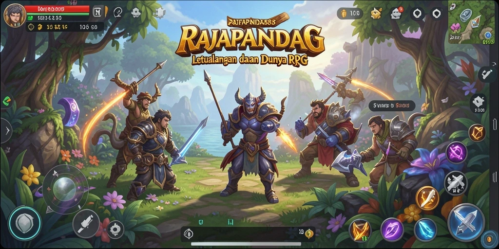 Gameplay seru di RAJAPANDA88 menunjukkan pertempuran dan eksplorasi yang mendebarkan.
