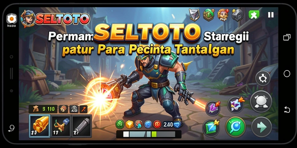 Tangkapan layar gameplay SELTOTO yang menampilkan aksi strategi yang mendebarkan.